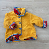 Vintage Y2K Zatano Floral Reversible Fleece Sweatshirt - 18/24m