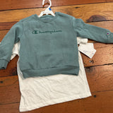 Sweatshirt & shirt NWT - 24M - faint spot at neck