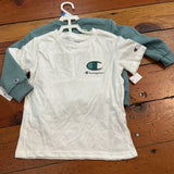 Sweatshirt & shirt NWT - 24M - faint spot at neck