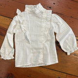 Vintage Jumper with blouse - approx 2/3 - small spot on blouse