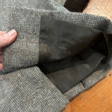 Vintage Handmade Lined Wool Jacket with Bonnet - approx 2/3 - few marks on bonnet