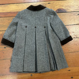 Vintage Handmade Lined Wool Jacket with Bonnet - approx 4/5