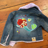 Little mermaid denim jacket - 4/5