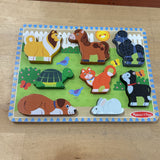 Melissa & doug chunky puzzle - Construction