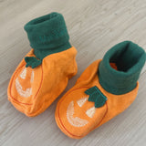 Vintage OshKosh Pumpkin Baby Booties