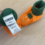 Vintage OshKosh Pumpkin Baby Booties