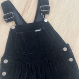 Vintage OshKosh 90's Black Velvet Overalls - 4T