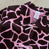 Vintage Y2K Gymboree Pink + Brown Giraffe Print Jacket - 5