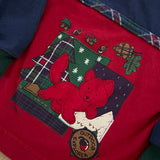 Vintage Health-tex Holiday Fox Long Sleeve Shirt - 18m