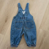 Vintage OshKosh Pleated Front Bubble Overalls - 6/9m