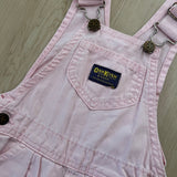 Vintage OshKosh Pink Pleated Front Overalls - Size 6