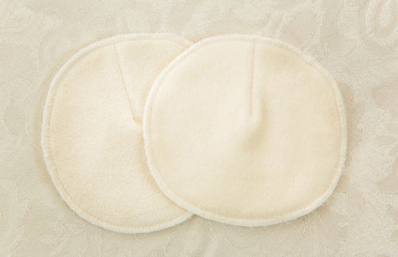 Washable nursing pads - 4 plies organic cotton-Ivory - Nurture-Elle Nursing Apparel
 - 1