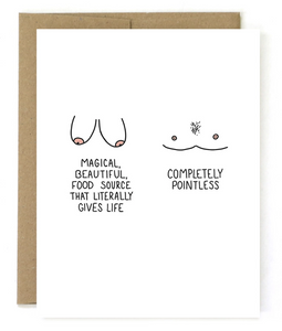New Baby Card - Magical Nipples