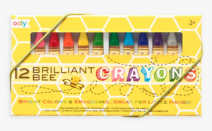 12 Brilliant Bee Crayons