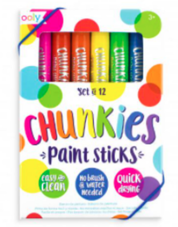 Chunkies Classic Paint Sticks 12 Pack