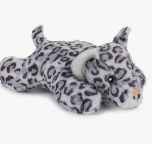 4" Mini Stuffed Snow Leopard