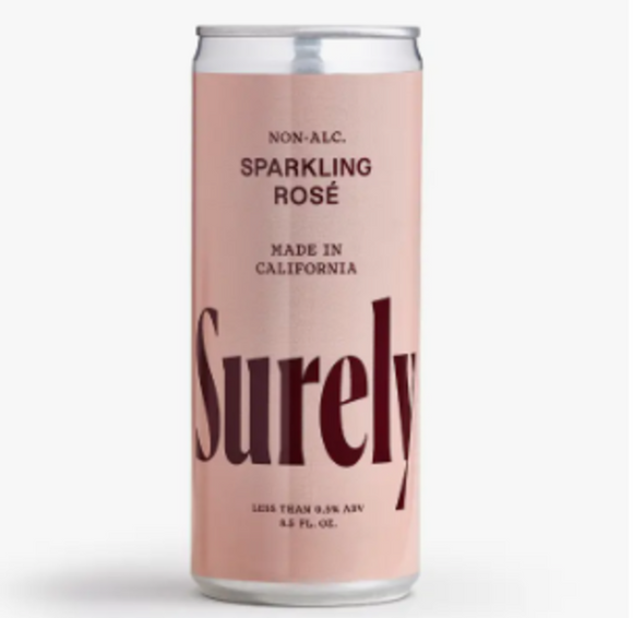 Surely Non-Alcoholic Sparkling Rosé Can 4-Pack