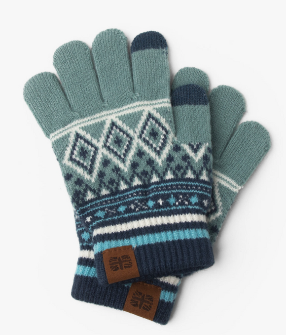 Knit Gloves - Navy - OS