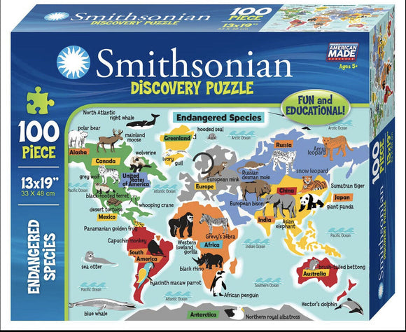 Smithsonian Puzzle - Endangered Species- 100pc