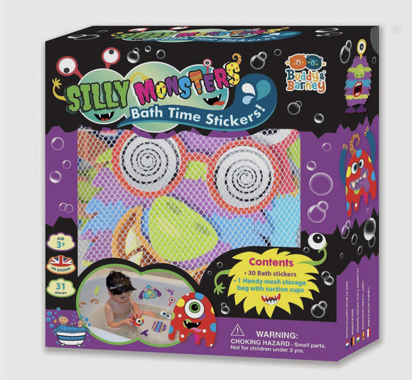Bath Stickers Silly Monsters