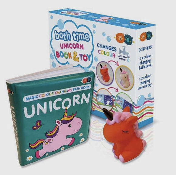 Color Changing Bath Book & Toy - Unicorn