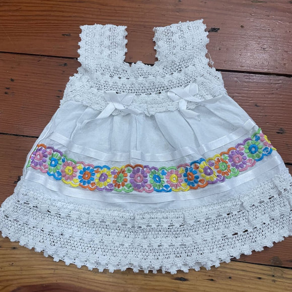 Embroidered Dress - 12M