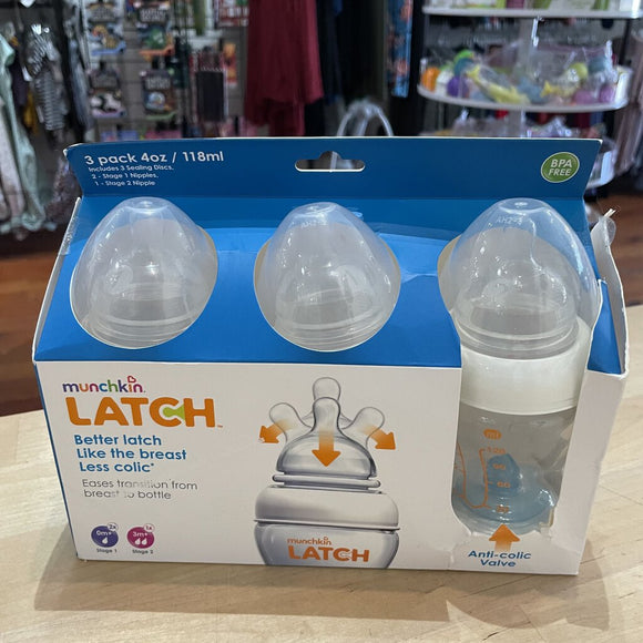 3 pack munchkin Latch bottles - new