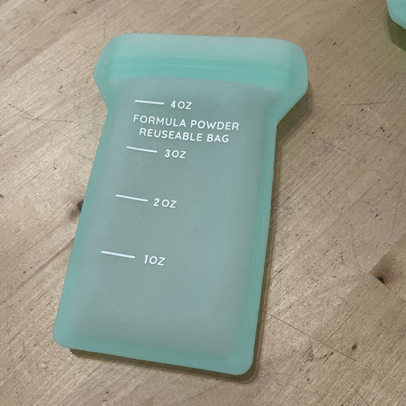 4 oz silicone reusable pouch